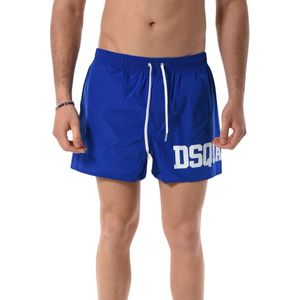 Dsquared2, Heren, Badkleding, Blauw, Maat: S Polyamide,