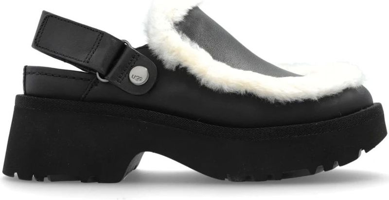 UGG - Esmee Leather - Klomp - Zwart - Echt Leer