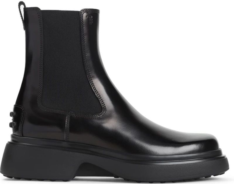 Tod's - Chelsea Enkellaarsjes - Zwart - Leer