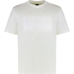 Hugo, Heren, Tops, Wit, Maat: M Katoen,