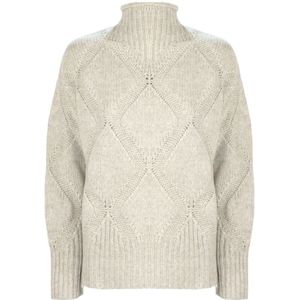 Kangra, Dames, Truien, Beige, Maat: S Wol,