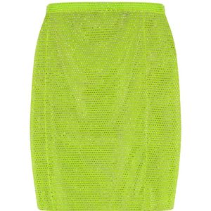 Santa Brands, Dames, Rokken, Groen, Maat: M Katoen,