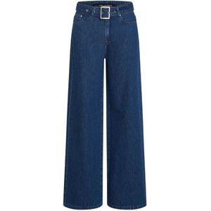 Karl Lagerfeld, Dames, Jeans, Blauw, Maat: W25 Katoen,