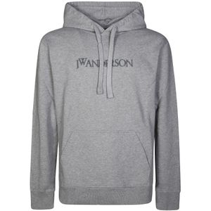JW Anderson, Heren, Sweatshirts & Hoodies, Grijs, Maat: S