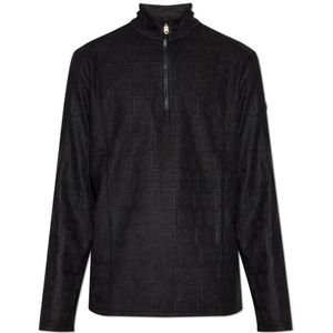 Bogner, Heren, Sweatshirts & Hoodies, Zwart, Maat: S Leer,