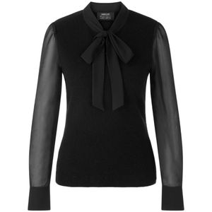 Marc Cain - Trui - Zwart - Gebreide Truien