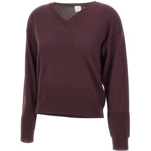 Eleventy, Dames, Truien, Paars, Maat: M Wol,