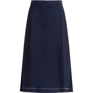 Marni, Dames, Rokken, Blauw, Maat: M Wol,