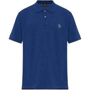 PS By Paul Smith, Heren, Tops, Blauw, Maat: 2XL Katoen,