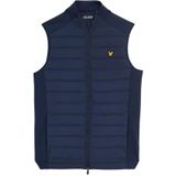 Lyle & Scott - Golf Hybride Gewatteerde Gilet - Blauw
