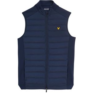 Lyle & Scott - Golf Hybride Gewatteerde Gilet - Blauw