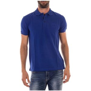 Armani, Heren, Tops, Blauw, Maat: 2XL Katoen,