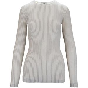 Elisabetta Franchi, Dames, Truien, Beige, Maat: XL Viscose,