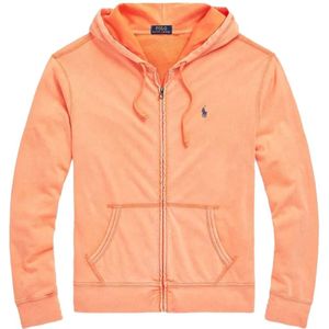 Polo Ralph Lauren, Heren, Sweatshirts & Hoodies, Oranje, Maat: XS