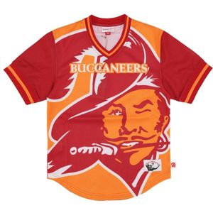 Mitchell & Ness, Heren, Sport, Rood, Maat: L Jersey,