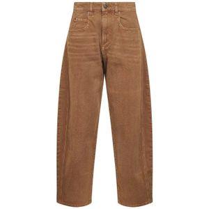 Isabel Marant, Dames, Jeans, Bruin, Maat: S Katoen,