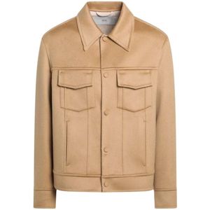 Ami Paris, Heren, Jassen, Bruin, Maat: M Wol,