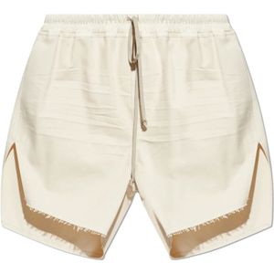 Rick Owens, Heren, Korte broeken, Beige, Maat: S Katoen,