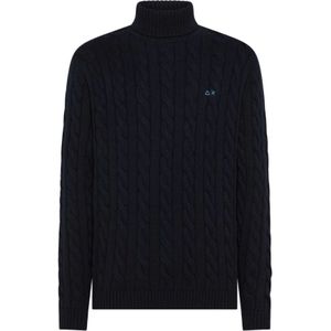 Sun68, Heren, Truien, Blauw, Maat: M