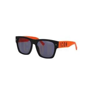 Dsquared2 Iconische Zonnebril Model 0004/S , Black , Heren , Maat: 55 MM