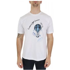 Emporio Armani, Heren, Tops, Wit, Maat: M
