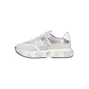 Premiata Grijze Sneaker Cassie met Uniek Design , Gray , Dames , Maat: 38 EU