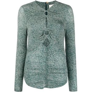 Isabel Marant, Dames, Tops, Groen, Maat: S Viscose,