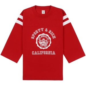 Sporty & Rich, Dames, Tops, Rood, Maat: M