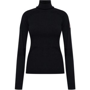 Moncler, Dames, Truien, Zwart, Maat: XS Wol,