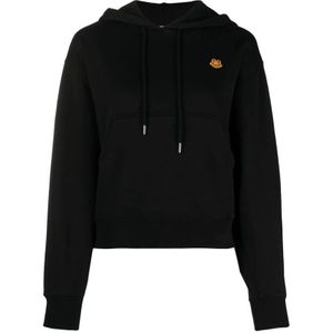 Kenzo, Dames, Sweatshirts & Hoodies, Zwart, Maat: M Katoen,