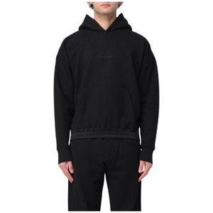 Saint Laurent - Luxueuze Blauwe Hoodie Sweater - Zwart - Katoen