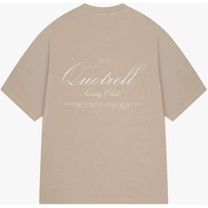 Quotrell, Heren, Tops, Beige, Maat: L Katoen,