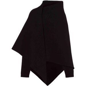 Alberta Ferretti, Dames, Jassen, Zwart, Maat: L Wol,