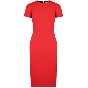 Victoria Beckham, Dames, Jurken, Rood, Maat: XS Wol,