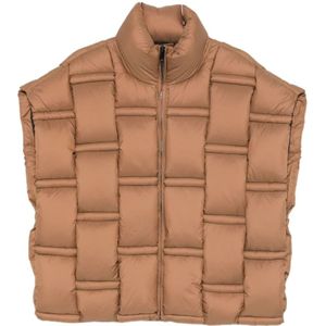 Raxxy, Heren, Jassen, Beige, Maat: S Leer,