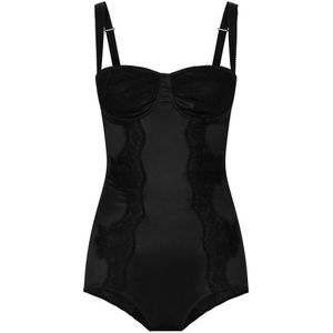 Dolce & Gabbana, Dames, Tops, Zwart, Maat: M Zijde,