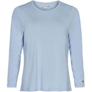 IN Front, Dames, Tops, Blauw, Maat: L