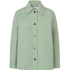 Samsøe Samsøe, Dames, Jassen, Groen, Maat: L Poliester,