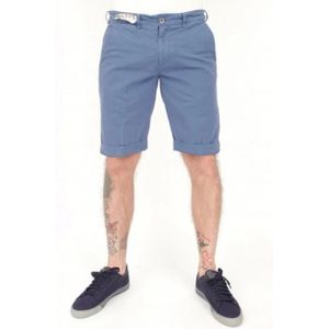 40Weft, Heren, Korte broeken, Blauw, Maat: 2XS Katoen,