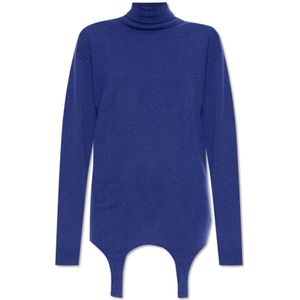 Saint Laurent, Dames, Truien, Blauw, Maat: M Kasjmier,