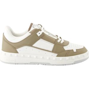 Valentino Garavani, Heren, Schoenen, Beige, Maat: 44 1/2 EU Leer,