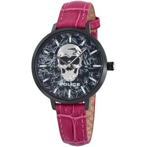 Police, Dames, Accessoires, Zwart, Maat: ONE Size Leer,
