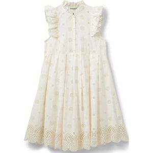 Sofie Schnoor - A-lijn Jurk - Wit - 100% Katoen