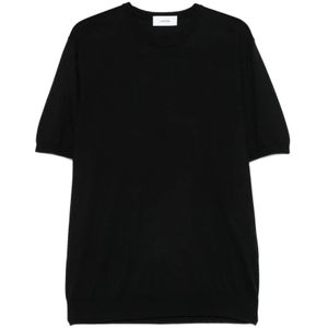 Lardini, Heren, Tops, Zwart, Maat: L