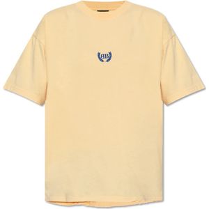 Balenciaga, Dames, Tops, Geel, Maat: XS Katoen,