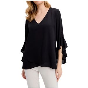 Joseph Ribkoff, Dames, Blouses & Shirts, Zwart, Maat: S