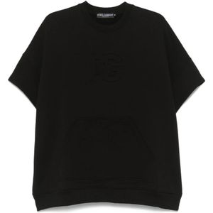 Dolce & Gabbana, Heren, Tops, Zwart, Maat: XS