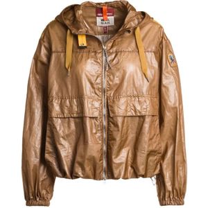 Parajumpers, Dames, Jassen, Beige, Maat: S Nylon,