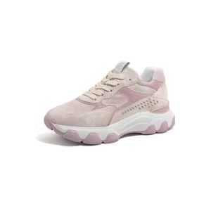 Hogan Tie-Dye Hyperactive Sneakers , Pink , Dames , Maat: 39 EU
