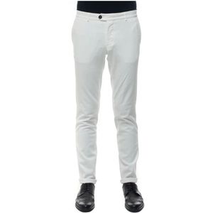 Fay, Heren, Broeken, Wit, Maat: XL Katoen,